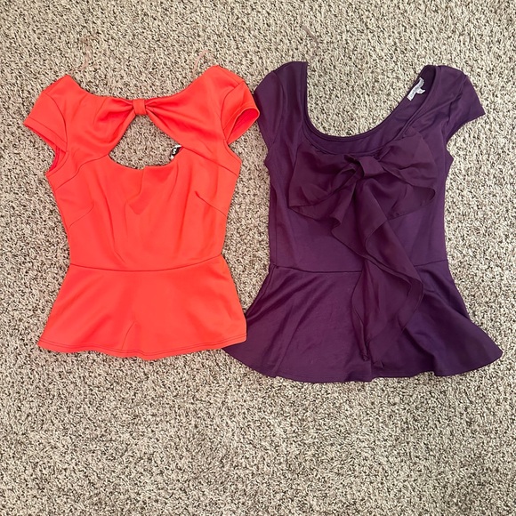 Top Ruffle Blouses Bundle / Size M - Picture 2 of 5